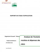 Rapport de stage en trésorerie générale du Maroc