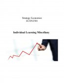 Strategy economics, ECON3501, individual learning miscellany