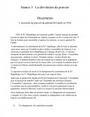 L’accession au pouvoir du général De Gaulle en 1958