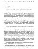 Analyse de texte sur la raison et le réel