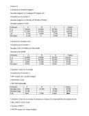 Calculs des résultats budgètes