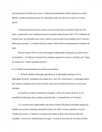 Dissertation positivisme et droit naturel