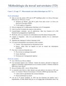 Méthodologie du travail universitaire