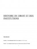 L1-Histoire du Droit et des instutions