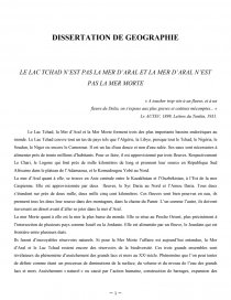 dissertation en histoire geo