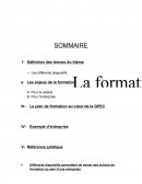 La formation