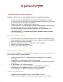 La gestion des projets