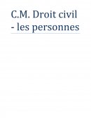 Droit Civil, les personnes