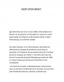 Biographie d'Igor Stravinsky