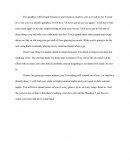 Writing a poem in prose