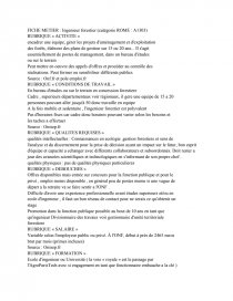 Fiche metier ingenieur forestier