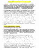 Chapitre 1 : Comment analyser la structure sociale ?