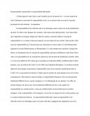 Dissertation : responsabilité délictuelle et contractuelle