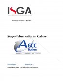 Rapport de stage d'observation au cabinet