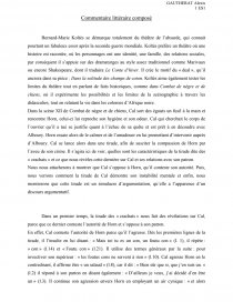Commentaire Litteraire Compose Theatre De L Absurde Commentaire De Texte Alexis8816