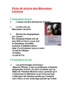 Fiche de lecture des Mauvaises Lectures