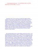 Commentaire genèse de la cité, Aristote