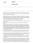 Sujet d'invention