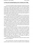 La prise de Constantinople par les Croisés (avril 1204)