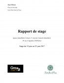 Rapport de stage en agence immobilière