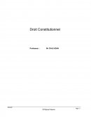 Droit consitutionnel, cours complet