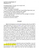 Lecture analytique d'un incipit