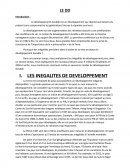 Le développement durable