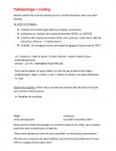 Dissertation sur le publipostage