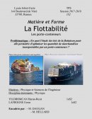Dossier Documentaire TPE : en quoi l'étude des lois de la flottaison peut-elle permettre d'optimiser les quantités de marchandises transportables par un porte-conteneur ?