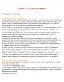 Les actes de commerce