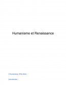 Humanisme et Renaissance