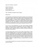 Lettre démontrant mon expérience