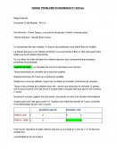 Problème économique et social