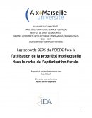 Les accords BEPS de L'OCDE face à l'utilisation de la propriété intellectuelle dans le cadre de l'optimisation fiscale