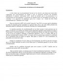 Commentaire de texte sur la décision QPC sur la charte de l'environnement