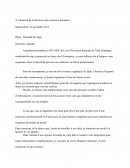 Exemple de lettre de motivation et de cv