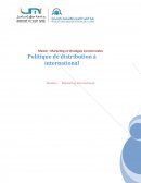 Fidélité : Politique de distribution à l'international