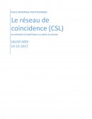 Réseau de coïncidence