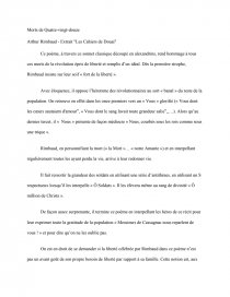 Cahier de Douai, Arthur Rimbaud : résumé et analyse - AuFutur