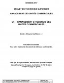 Management et gestion des unités commerciales