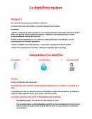 Recette de dentifrice maison