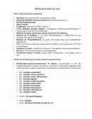 Méthode du projet de soin