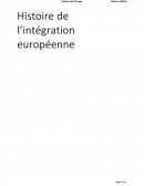 Histoire de l'intégration européenne