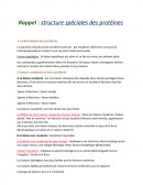 Structure spéciale des protéines