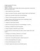 Exemples de questions de biologie des organismes animales