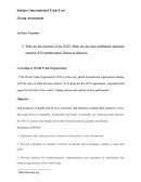 International trade law