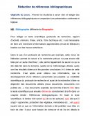 Rédaction de références bibliographiques