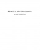 Répartition des tâches entre les hommes et les femmes