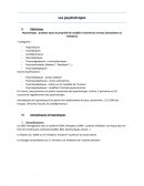 Les médicaments psychotropes