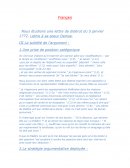 Lettre à sa sœur Denise : Diderot